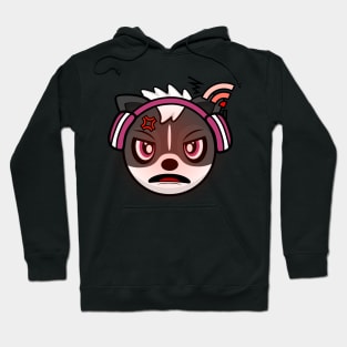 Angry Melody Skunk Hoodie